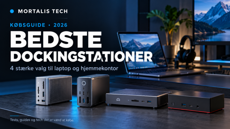 Illustration til MORTALIS TECH guide om dockingstationer
