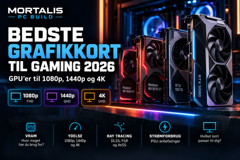 Bedste grafikkort til gaming 2026 – GPU'er til 1080p, 1440p og 4K
